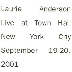ANDERSON LAURIE - Live in New York
