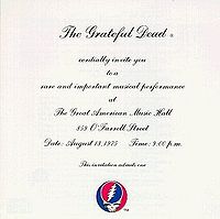 GRATEFUL DEAD - One from the vault
